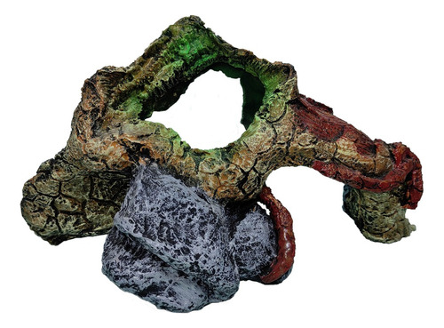 Figura De Resina Tronco Cueva #92