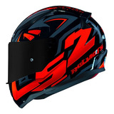 Capacete Ls2 Ff353 Tagline Laranja/ Preto Brilho Cor Laranja/preto Tamanho Do Capacete 58/m