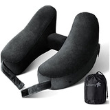 Almohada De Cuello Para Viaje, Almohada Inflable De Avión Qu