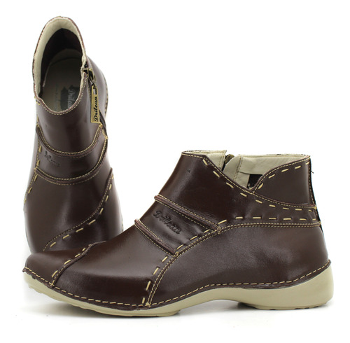 Bota De Conforto Feminino Palmilha Gel Drilean Al 037