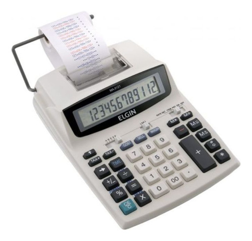 Calculadora De Mesa Com Bobina 12 Dígitos Ma-5121 Elgin