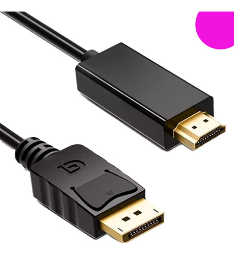 Cabo Adaptador Displayport Para Hdmi 3 Metros