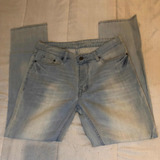 Pantalón De Mezclilla Calvin Klein Azul Claro Slim 31 Jeans