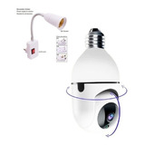 Camara Ip Rotica Tipo Bombillo Wifi 360° Vision Nocturna