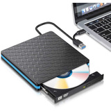 Unidad De Dvd Externa, Usb 3.0 Tipo-c Cd Dvd +/-rw