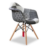 Silla Poltrona Eames Patchwork Tokio Vincenzi R4587