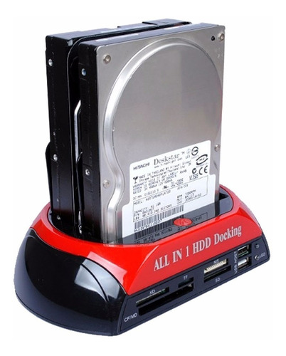 Dock Disco Duro 2.5 3.5 Sata Ide Multilector Backup Usb Hdd 