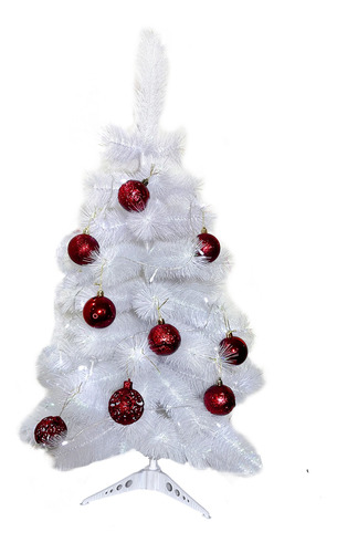 Árvore De Natal 73 Galhos Pinheiro Decorada Pequena 90cm