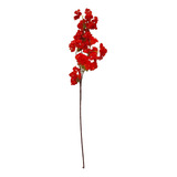 Flor Artificial Rama Alta Jardin Vertical M2 - Sheshu Home Color Rojo