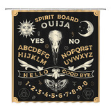 Zkjsmgs Ouija - Cortina De Ducha Con Diseno De Calavera, Got