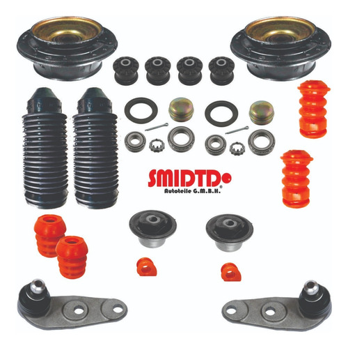 Kit Bases Bujes Rotulas Baleros Gomas Vw Pointer 1.8 99-09