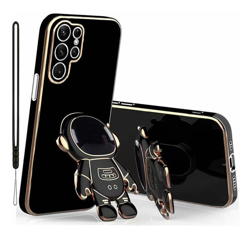 Funda Para Huawei Silicona + Astronauta Soporte + Correas