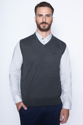 Sweater Smart Casual W/s Gris Fw2024 Ferouch