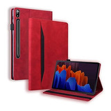 Funda Flip Cover Para Samsung Tab S8 11 2022 Rojo