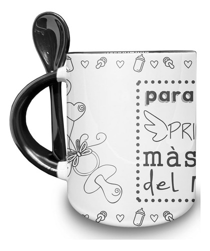 Taza Cuchara 11oz - Dia De La Madre - La Mama Primeriza