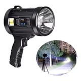 F Linterna Recargable Led Super Fuerte 50w 2km 10