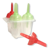 Molde Para Hacer Helados Palito Plastico X 4 Ice Cream Vdp