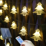Xingpold Luces Solares De Navidad Para Exteriores, 50 Luces