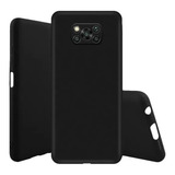 Capa Capinha Slim Fosca Para Poco X3 /poco X3 Pro/ Nfc Preta