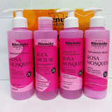 Kit Skin Care Tratamento Facial Rosa Mosqueta 4itens Rhenuks