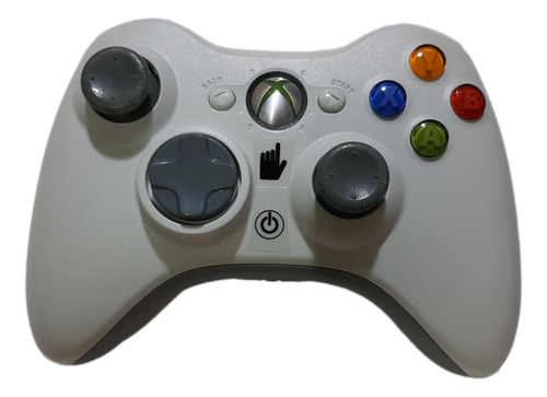 Controle Xbox 360 Original Sem Fio Branco 