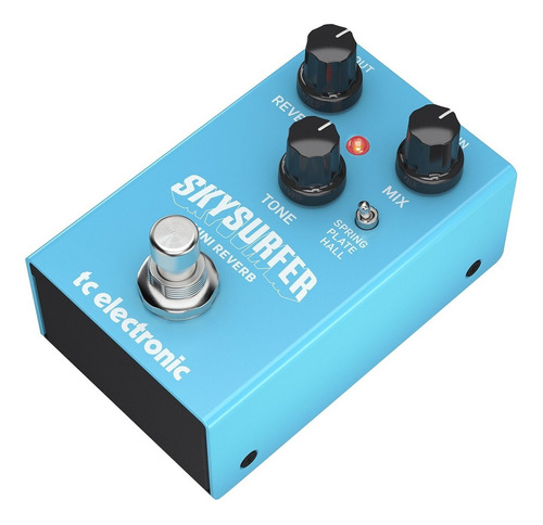 Tc Electronic Skysurfer Mini Reverb Pedal Efecto P/ Guitarra Color Azul