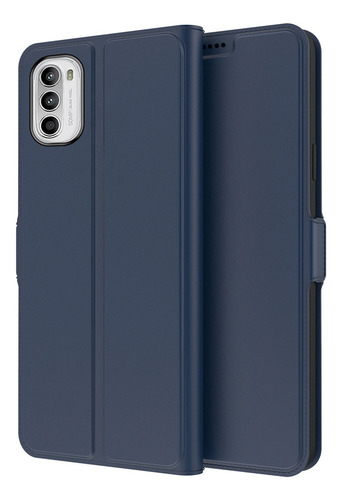 Funda Protectora Anticaída Azul Para Motorola Moto G52