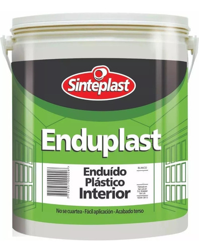 Enduplast Enduido Plastico Interior 25kgs Sinteplast