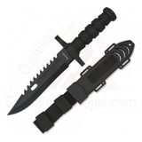 Cuchillo Tipo Rambo Campismo Militar Táctico Supervivencia