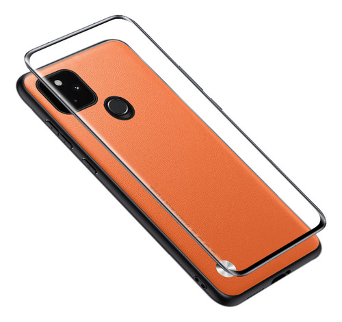 Funda For Pixel 4a 5a 5 4g 5g Sólido Tener Vidrio Membrana