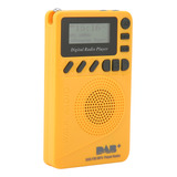 Radio De Bolsillo Portátil Dabp9 Con Pantalla Lcd, Altavoz M