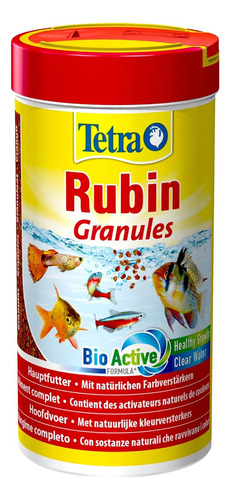 Tetra Rubin Granules 100gr Color Comida Gránulos Acuario