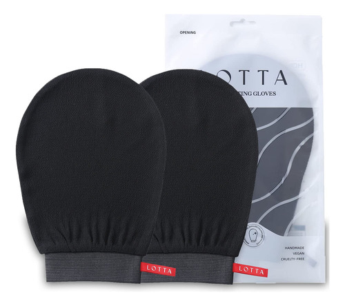 Lotta Guantes Exfoliantes Coreanos Para Cara, 2 Unidades, Gu