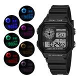 Reloj Digital Militar Deportivo Luminoso Hombre Moda,regalos