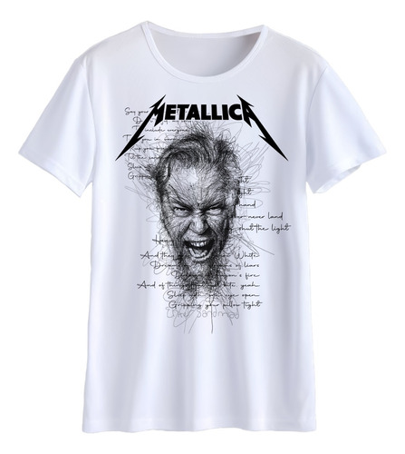 Remera Metallica Enter Sandman Estampada 