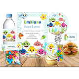 Kit Imprimible Baby Shark Niño - Invitación Baby Shark 