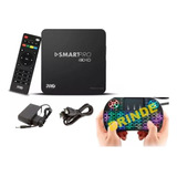 Tv Box Smart Pro 4k Youtube Netflix + Teclado Led De Brinde