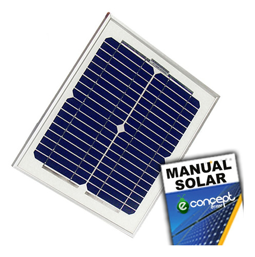 Panel Solar De 10w 12v Pantalla Solar Carga Baterías