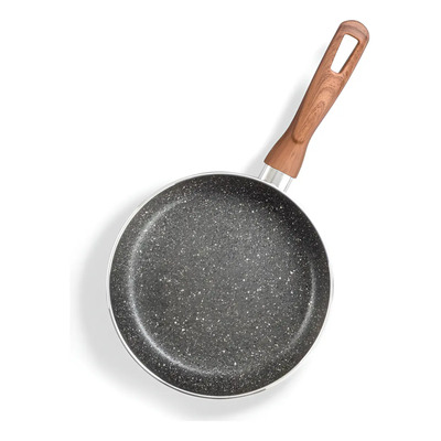 Sartenes Antiadherentes Profundo Ideal para tu Hogar & Cocina Integral | Stone 360° De 18 cm Resistente Con Mangos Comfort Touch de Madera | Meses sin interés