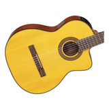 Guitarra Criolla Electrocriolla Clásica Takamine Gc3ce Caoba