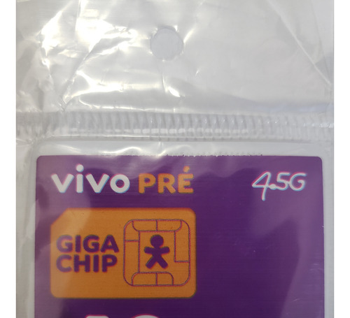 Chip Vivo Pre 4.5g + Recarga De 10 Reais Com Ddd 11 Ao 99