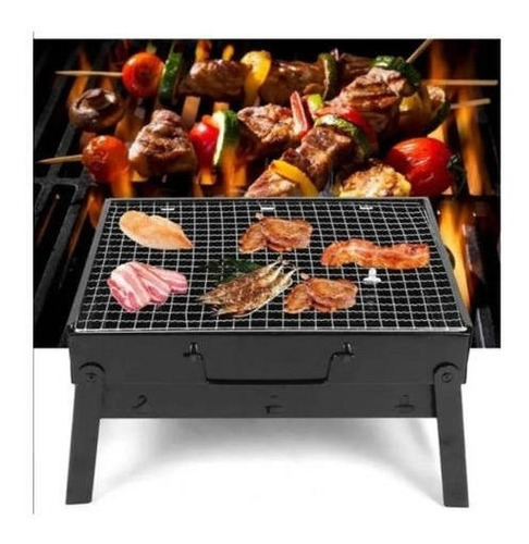 Parrillera Para Asado Plegable Portatil 44x30.5x70