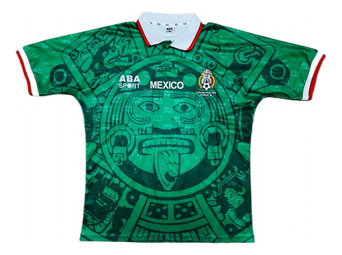 Playera Estilo Retro Diseño De Copa Mundial México 1998
