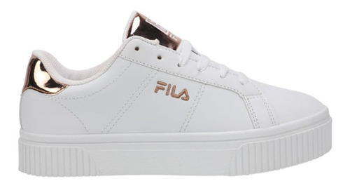 Tenis Mujer Casual Plataforma De Piel Marca Fila Modelo 1136