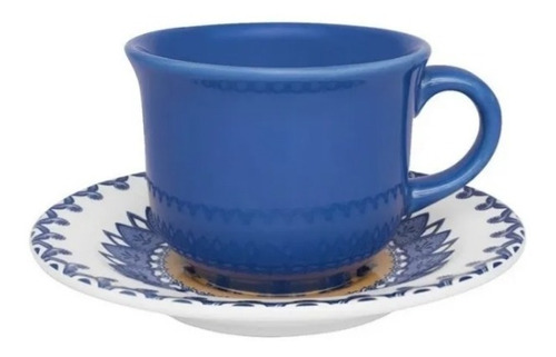 Set X6 Tazas De Té Con Plato La Carreta 200cc Oxford Café Té