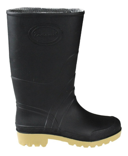 Botas Unisex Duramil Trueno Impermeable Negro Pvc 22 - 25