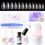 Gellen Kit De Extension De Unas De Gel, Kit De Unas De Gel X