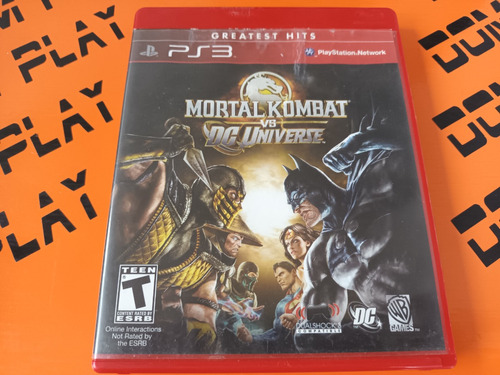 Mortal Kombat Vs Dc Ps3 Disco Con Detalles Envios Dom Play