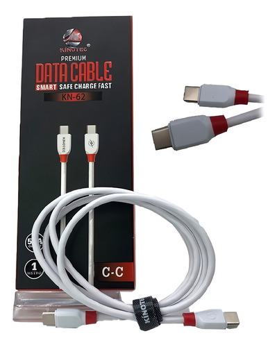 Cable 3metros Usb Tipo C Carga Rápida 3.1 A Color Blanco