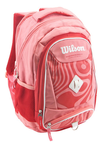 Mochila Wilson Reforzada Deportes Gym Colores Porta Notebook Color Rosa
